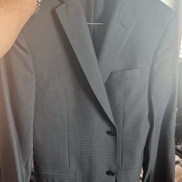 Zegna suit jacket this came with pants that I a willl post separate brand new - Picture 6 of 7